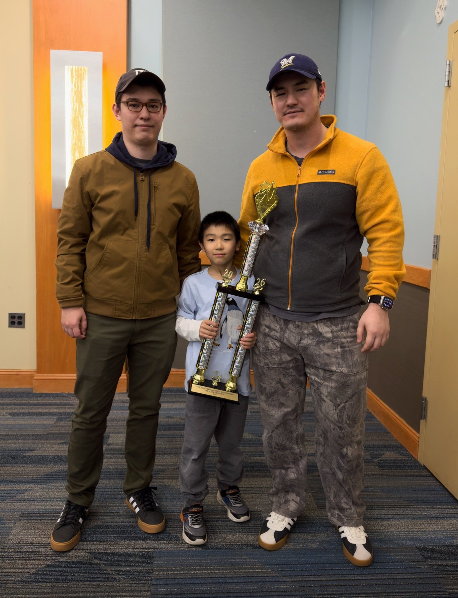 Congratulating our student Bryce — scholastic chess success at Chess in Millburn Academy, NJ